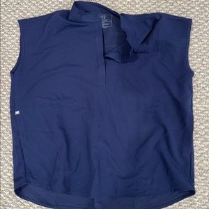 Figs Rafaela Navy Top L